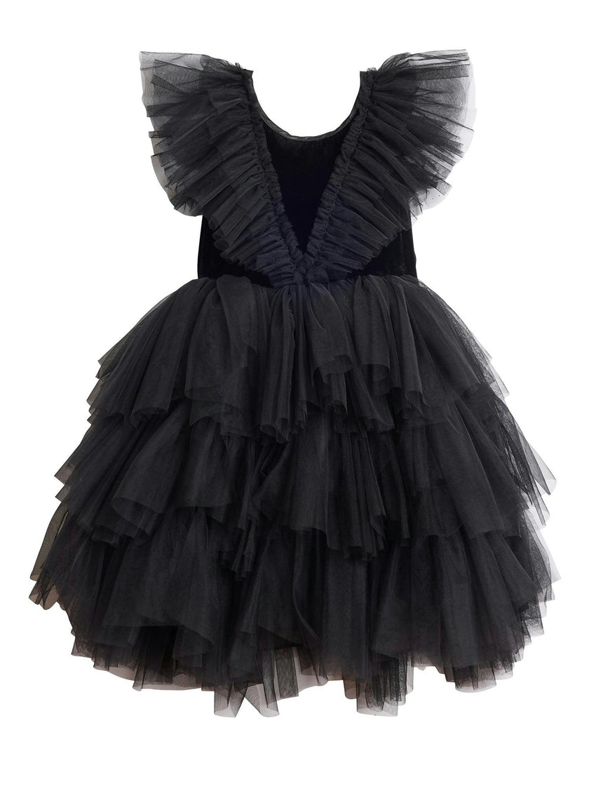Dark Fairy Dress For Girls