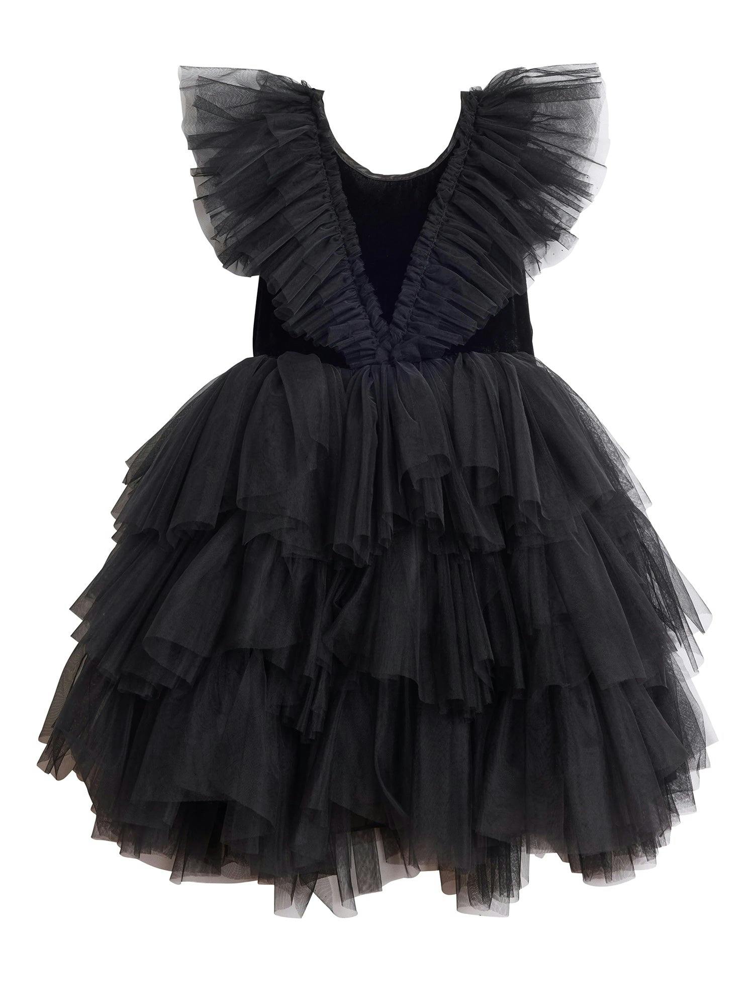 Dark Fairy Dress For Girls