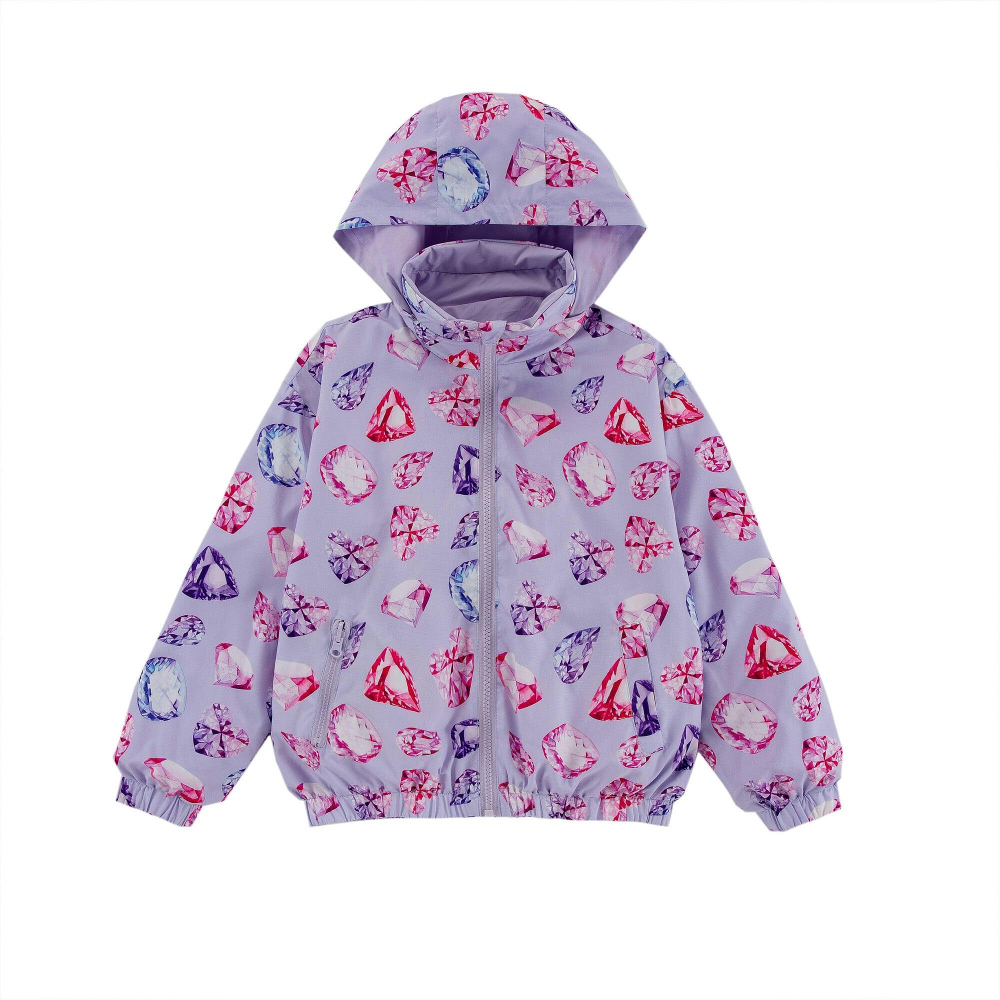 Max Reversible Rain Jacket Windbreaker, Diamonds