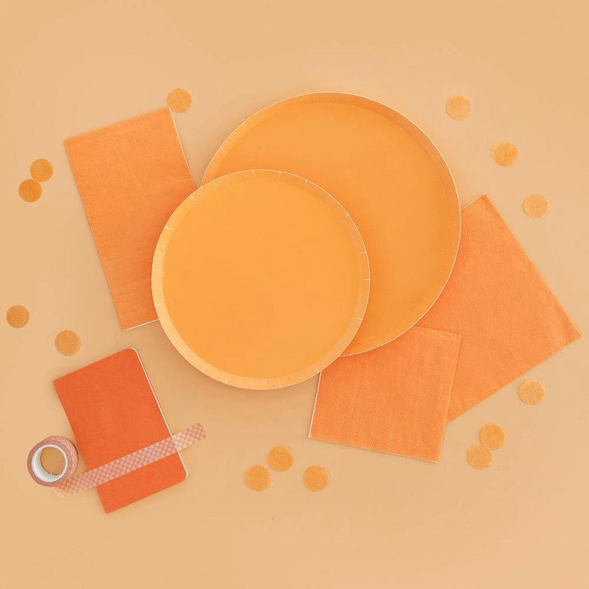 Shades Apricot Dessert Plates