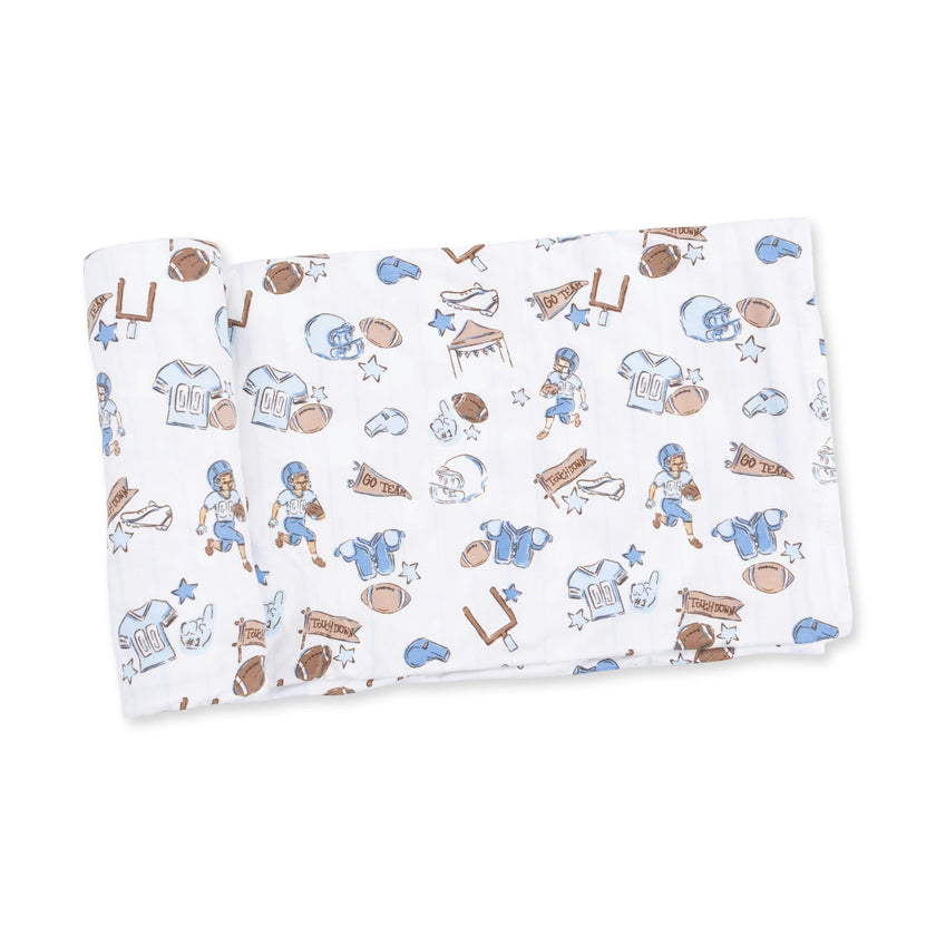 Football Nursery - Swaddle Blanket