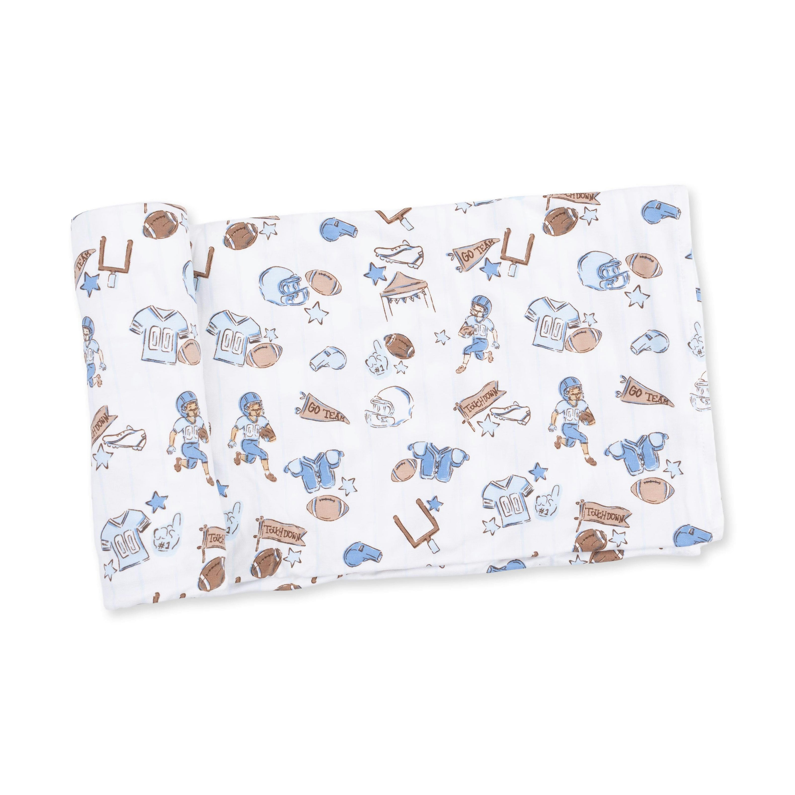 Football Nursery - Swaddle Blanket