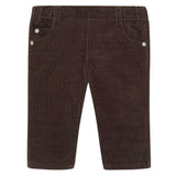 TARTINE ET CHOCOLAT Micro Cord Baby Trousers - Chocolat