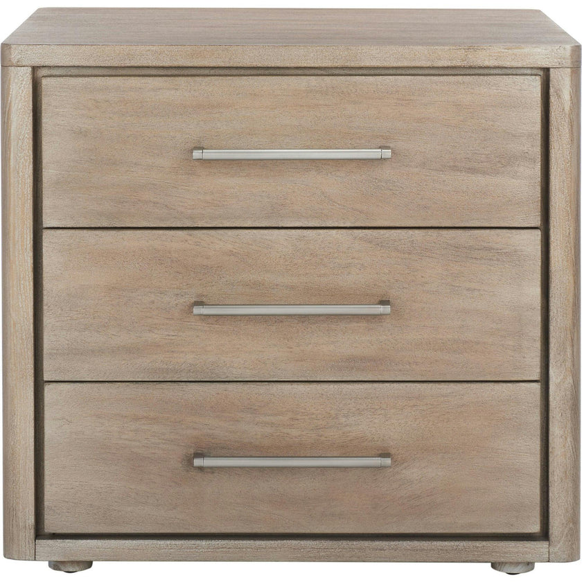 Rosey 3 Drawer Nightstand