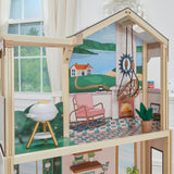 Click & Play Fully Assembled Pop-Up Dollhouse