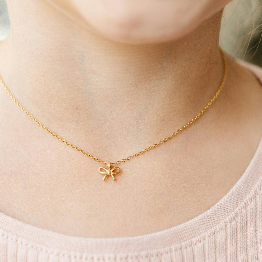 Bow Pendant Necklace