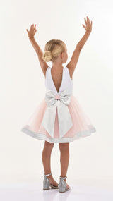 White Emory Bow Dress