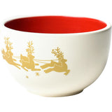 Vintage Christmas Village Bowl