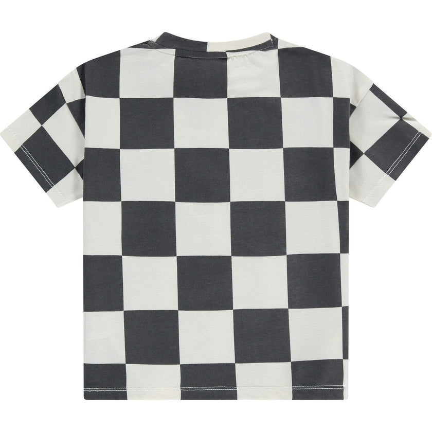 Checkered Short Sleeve T-Shirt