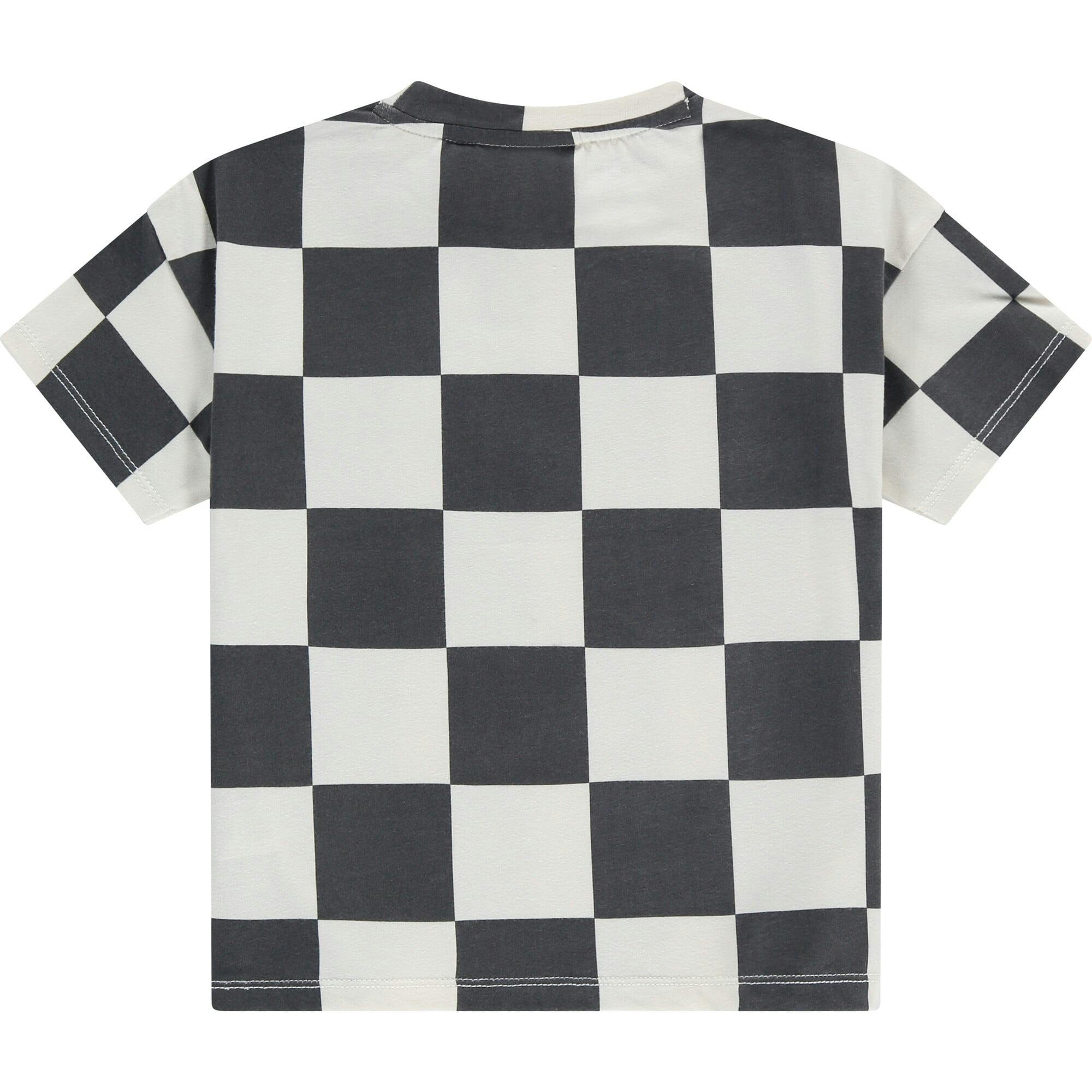 Checkered Short Sleeve T-Shirt