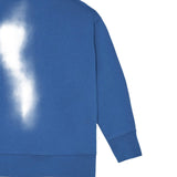 Blue Curved Logo Regular Sweatshirt