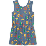 Reversible Wrap Romper, Multi