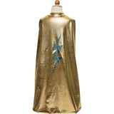 Reversible Blue Lightning Holographic Cape