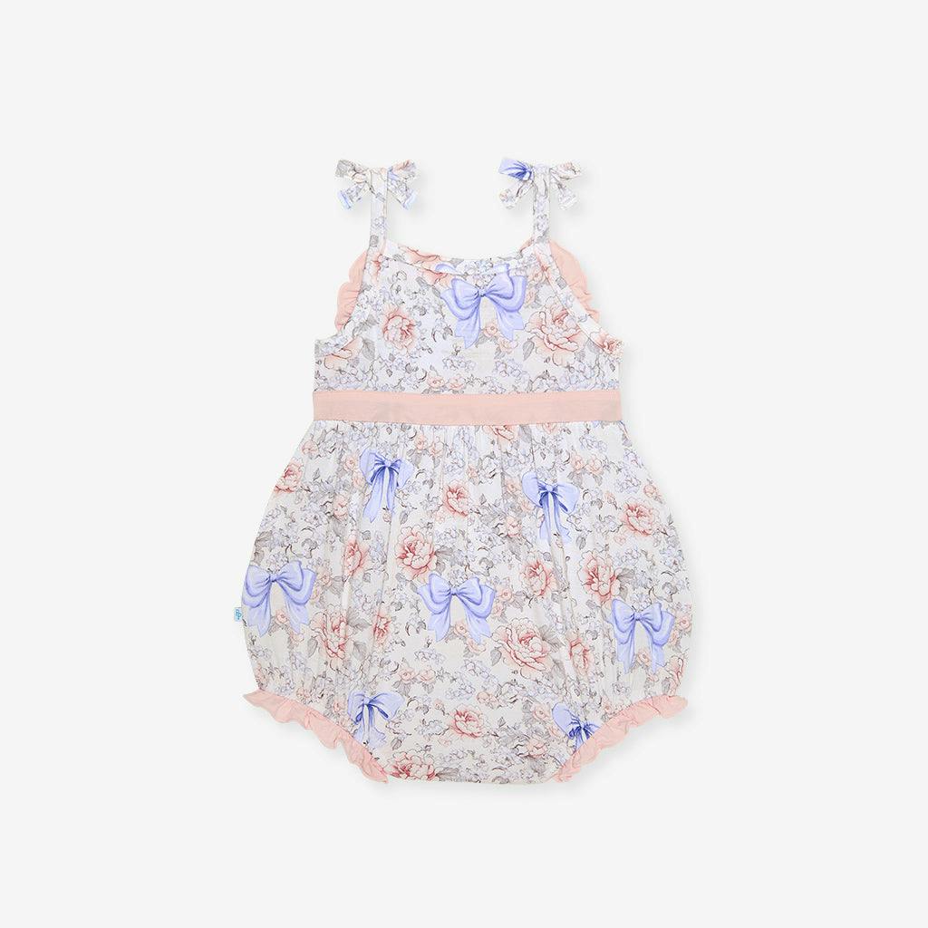 Agatha Sleeveless Bow Bubble Romper