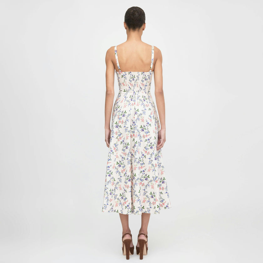 The Margot Dress - Pink Scallop Bow Chintz