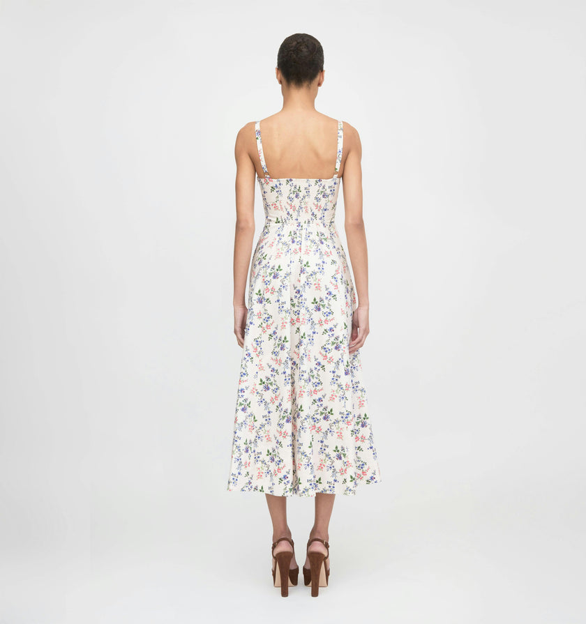 The Margot Dress - Pink Scallop Bow Chintz