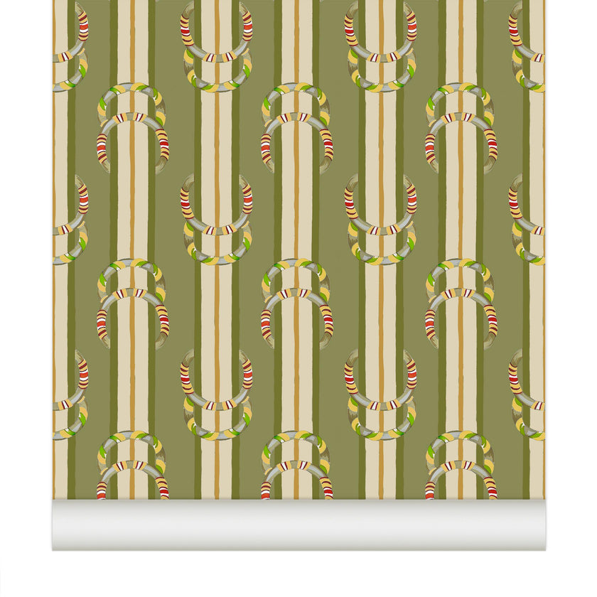 Wallpaper Gaucho color Olive