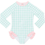 Reese Rashguard in Harbour Breeze Gingham
