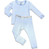 Sky Blue Bamboo Kids Pajamas