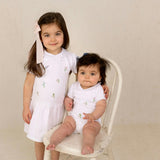 Girls Embroidered Garden Knit Dress
