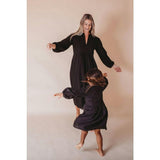 Brush-Stroked Bohemian Dress