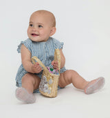 The Baby Cameron Short Set - Lagoon Gingham