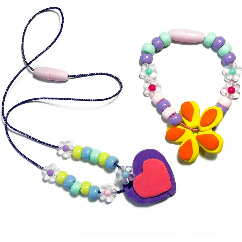 Creatibles Air Dry Clay Jewelry Kit - Blissful Blooms