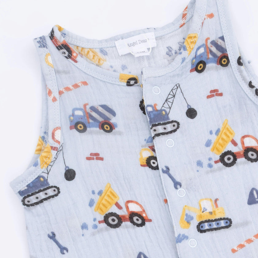 Crayon Construction - Sleeveless Shortie Romper