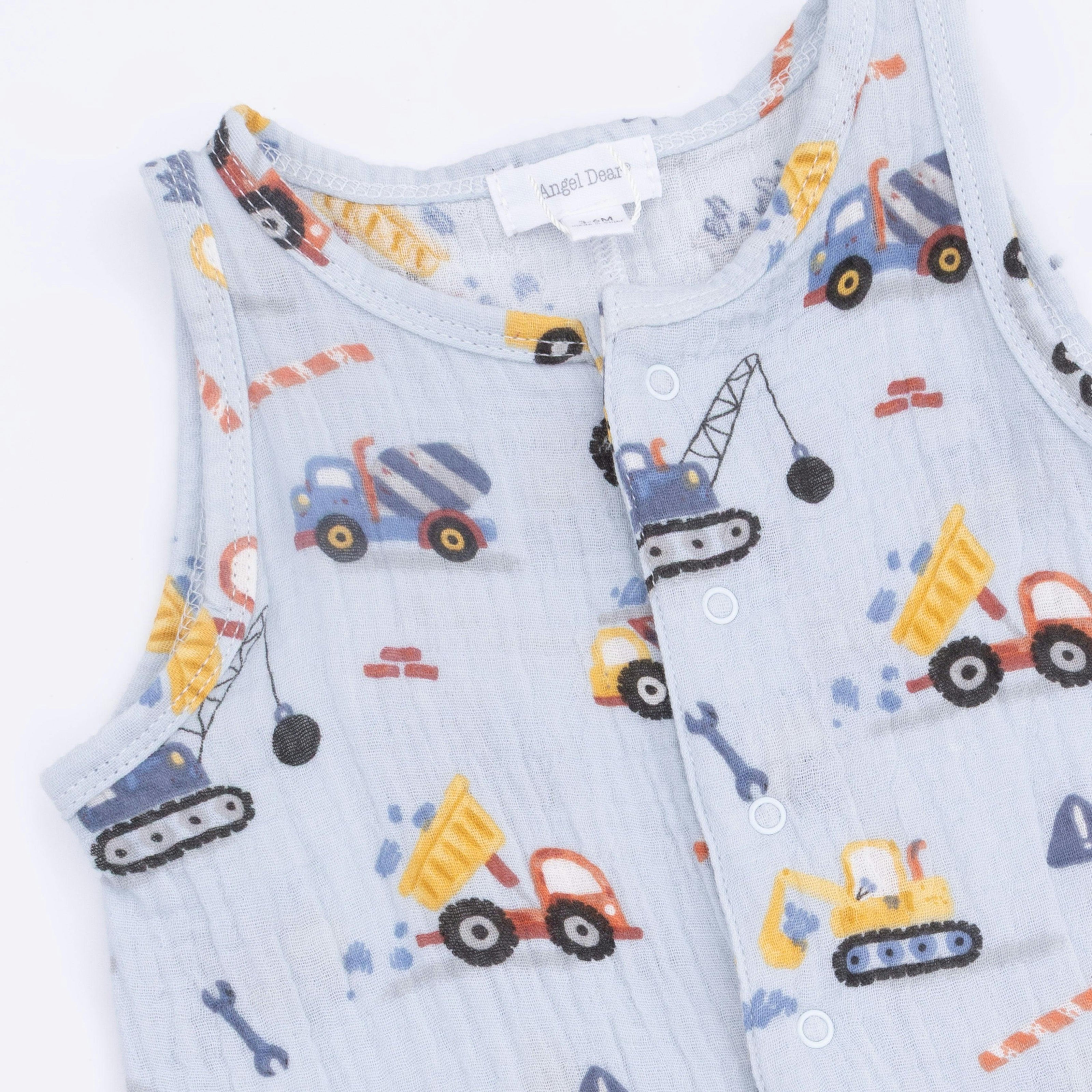 Crayon Construction - Sleeveless Shortie Romper