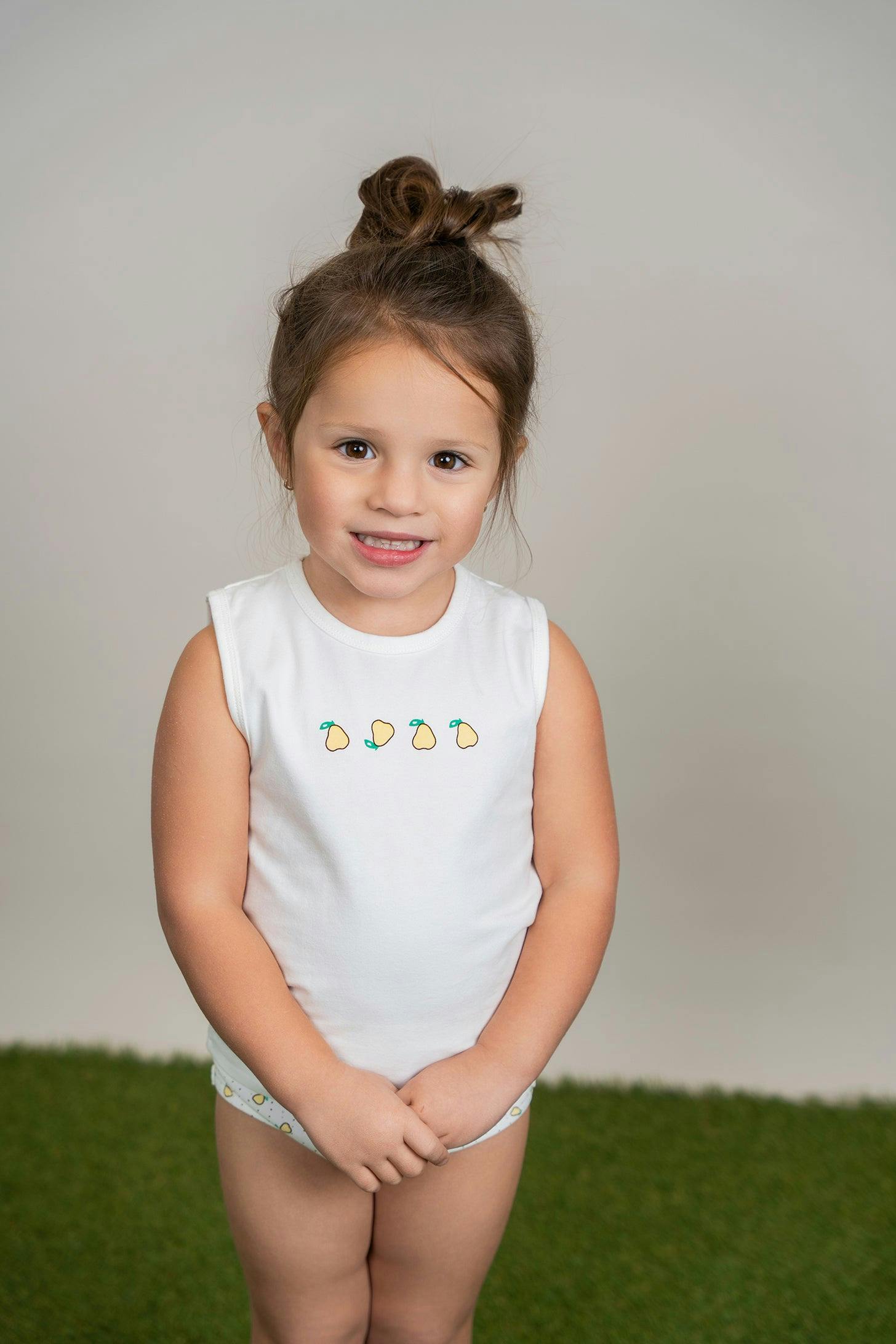 Strawberry and Pear Printed 2pc Set