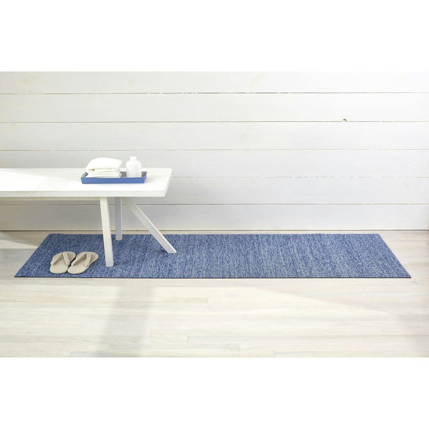Heathered Floor Mat, Cornflower
