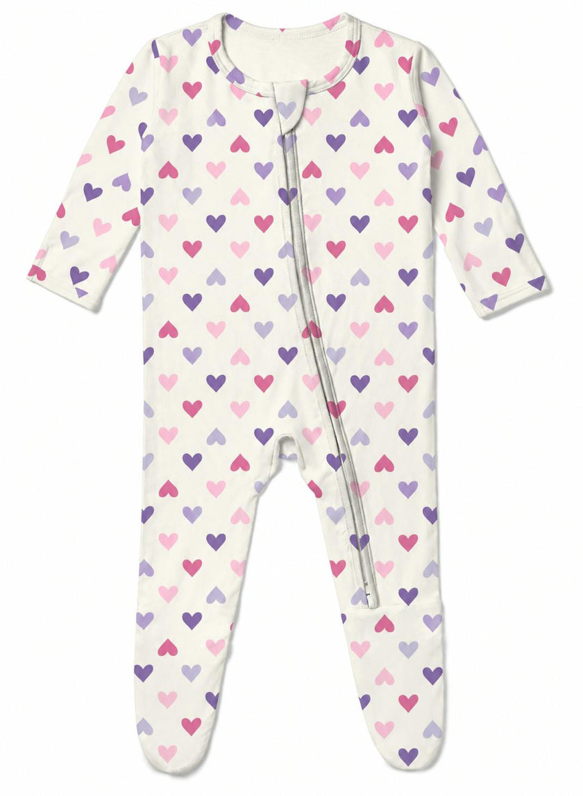 Baby Footie - Sweet Hearts