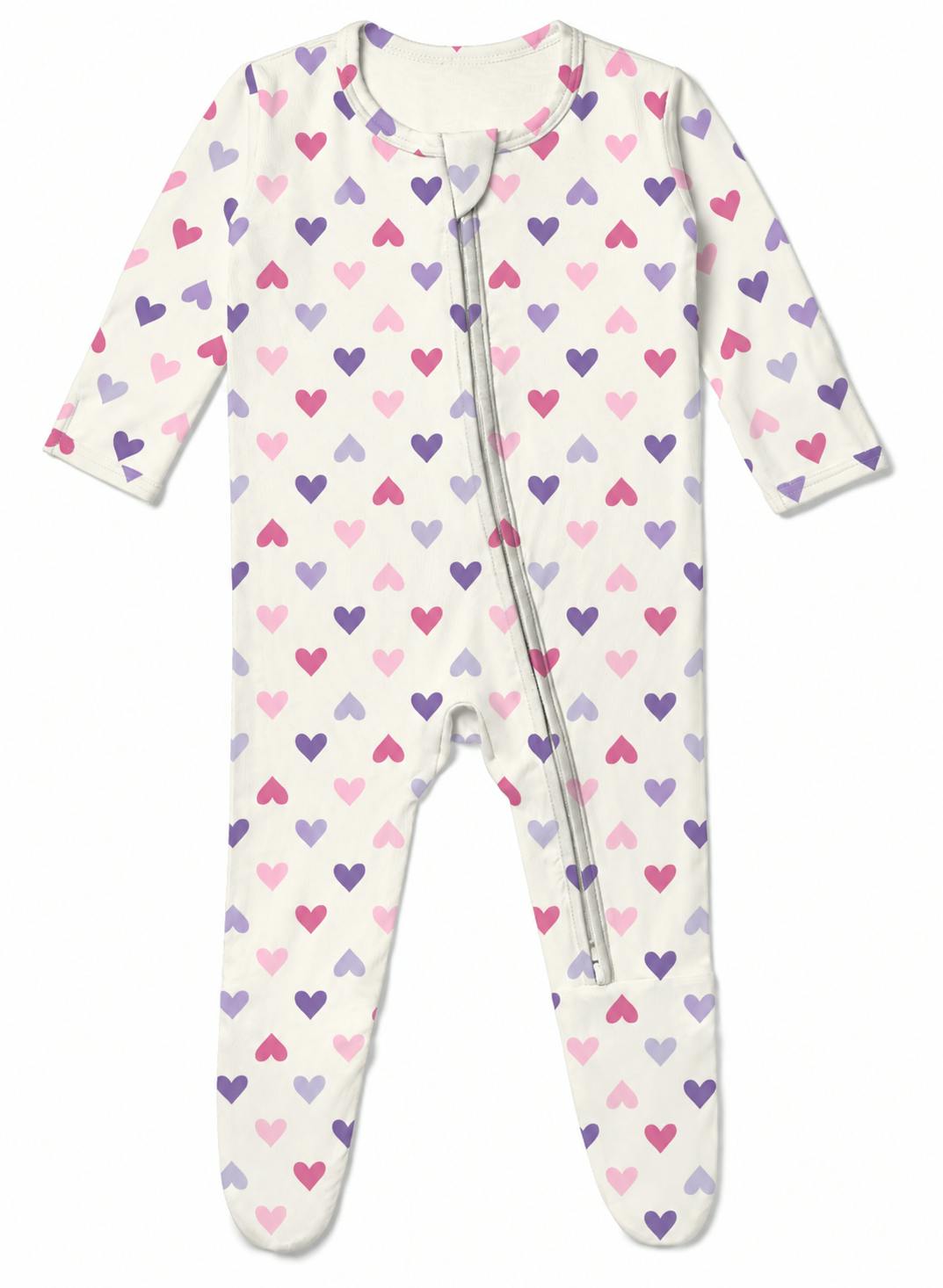 Baby Footie - Sweet Hearts