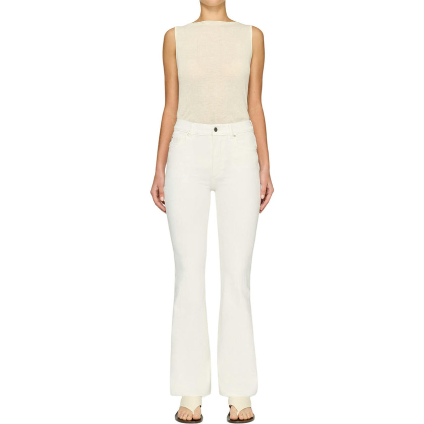 Bridget Boot High Rise Instasculpt 31.5" Jeans | White