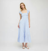 The Stella Nap Dress - Blue/White Stripe