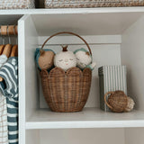Rattan Tulip Carry Basket - Natural