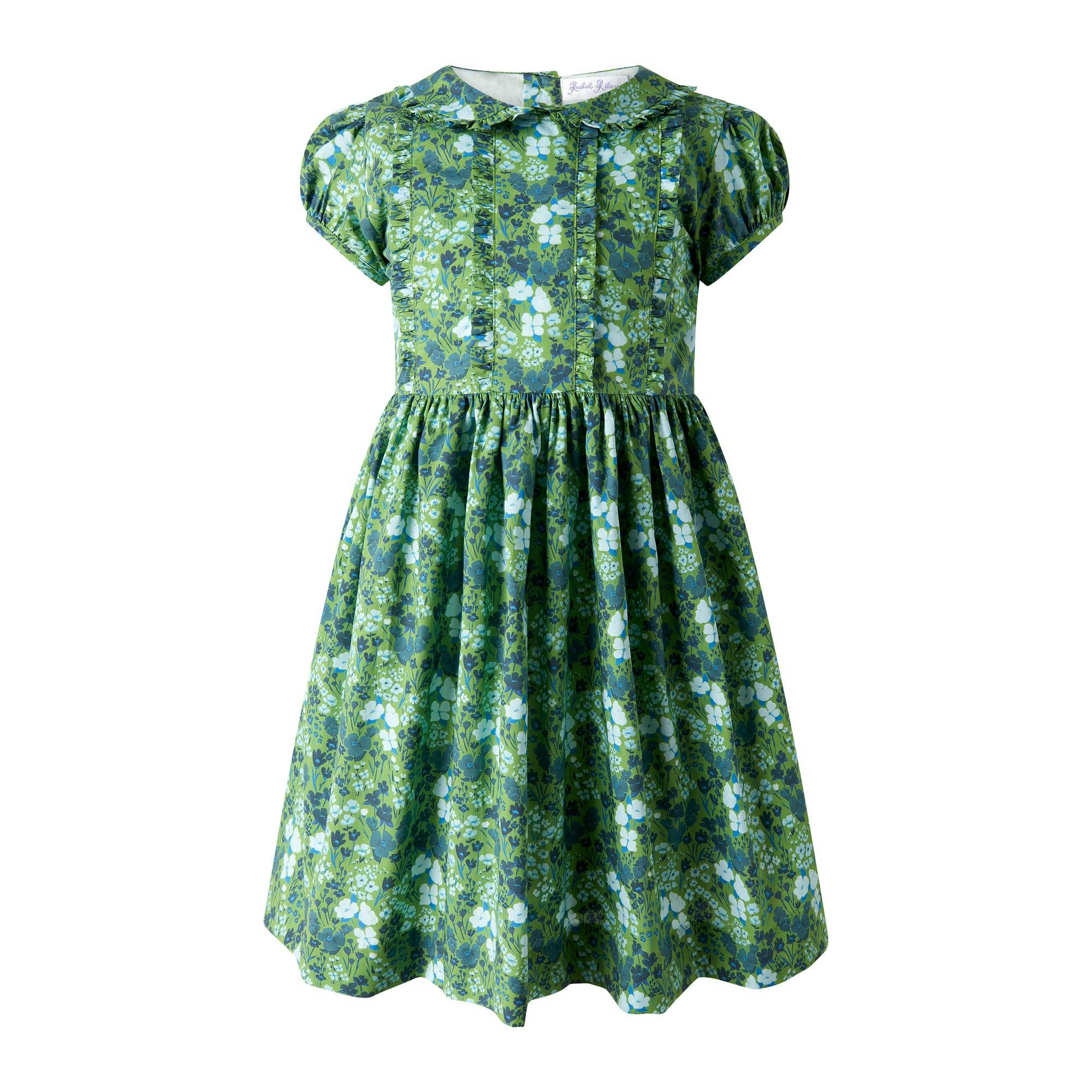 Garden Floral Frill Front Dress