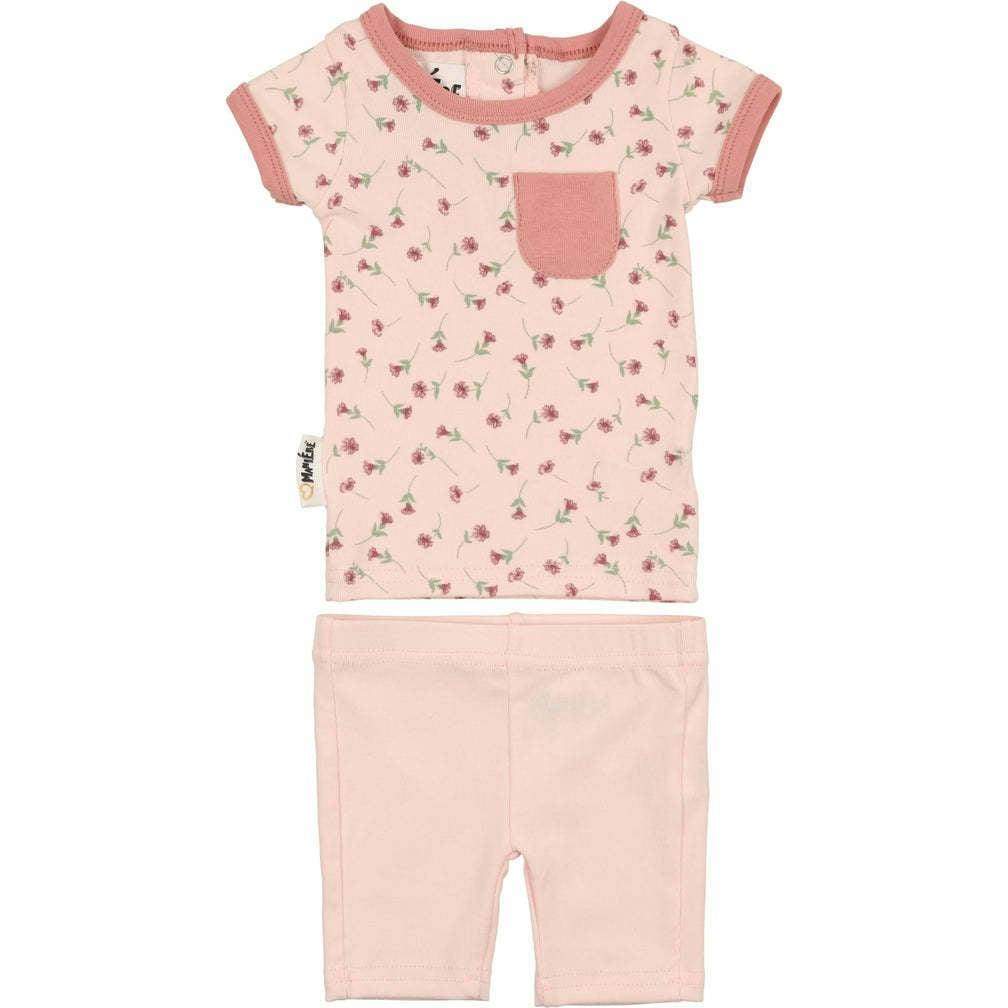 All Over Floral Two-Piece Set