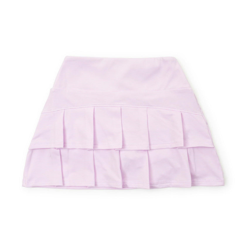 Margot Girls' Performance Skirt by LH Sport Pink Stripes