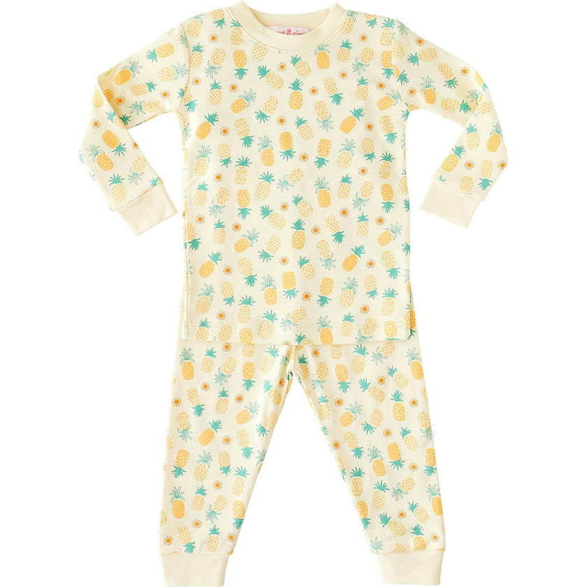 Pineapple Print 2-Piece Pajama
