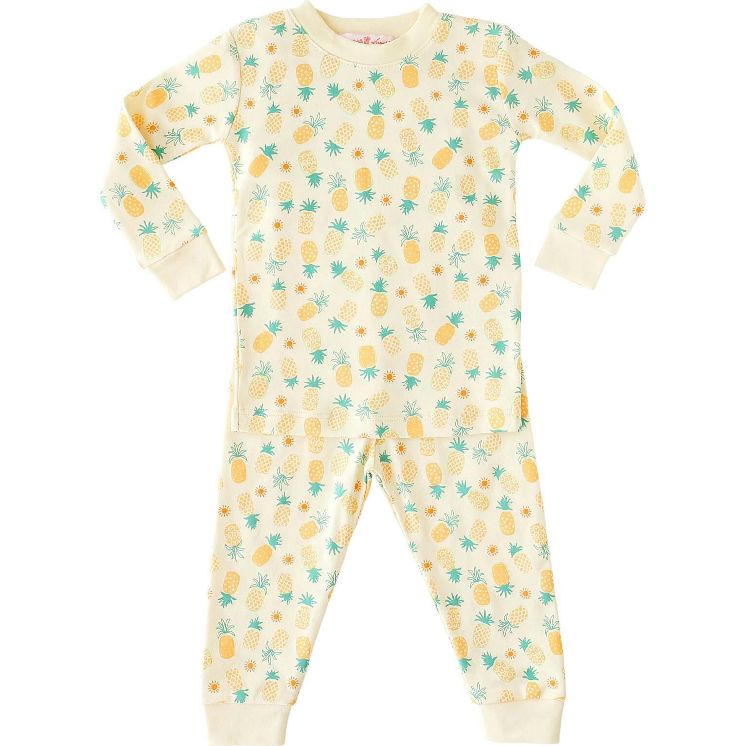Pineapple Print 2-Piece Pajama