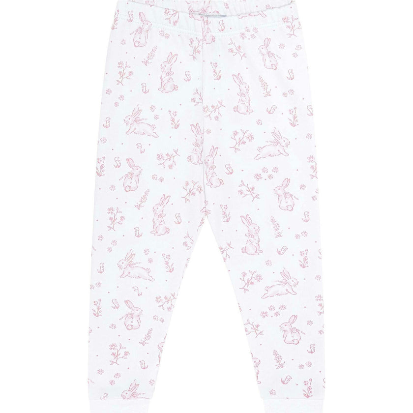 Pink Bunny Toile Pajama