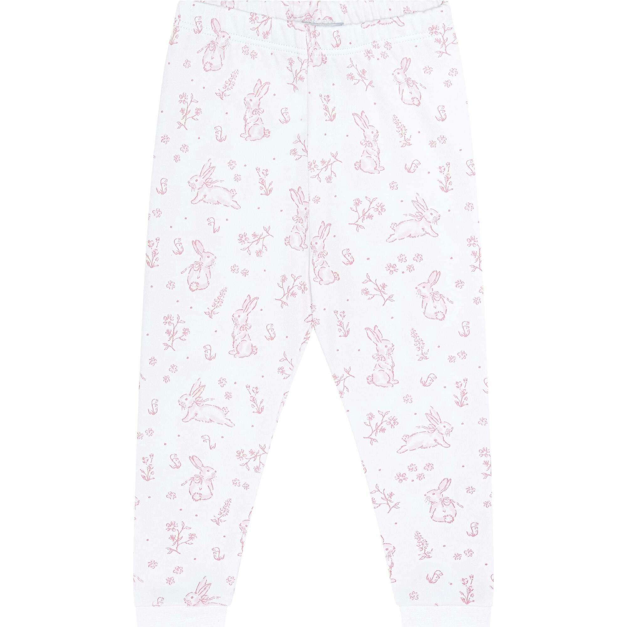 Pink Bunny Toile Pajama