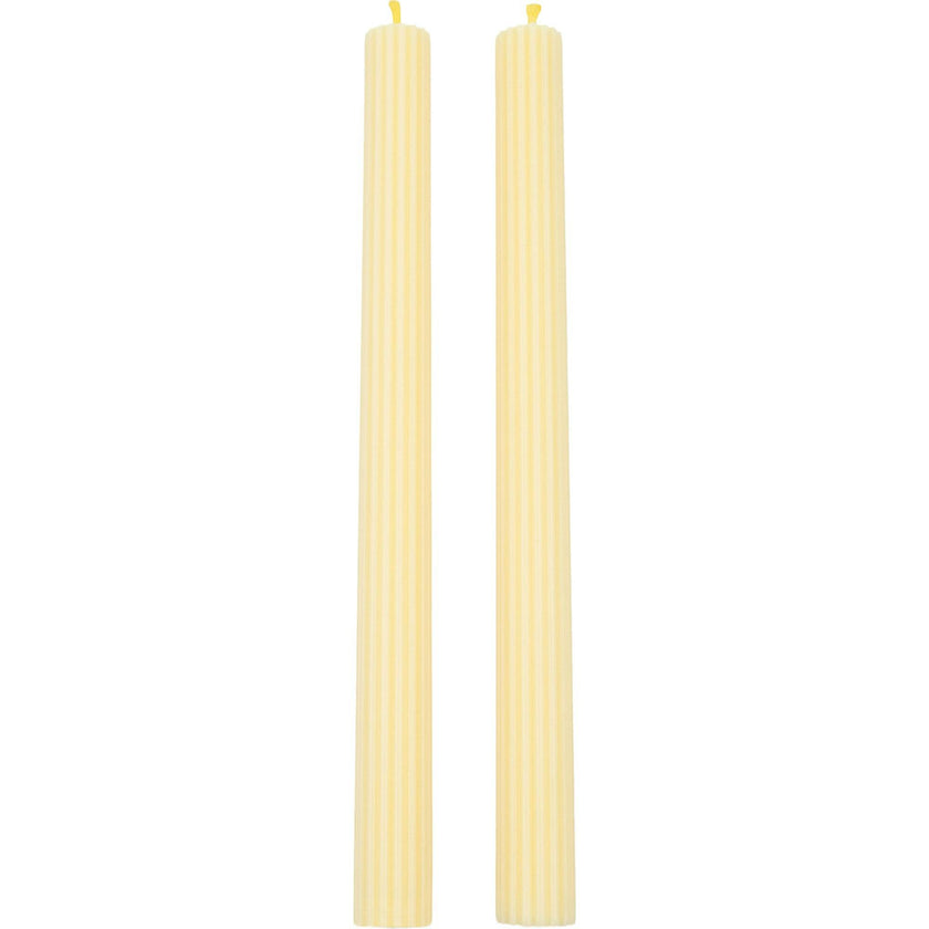 Lemon Sherbet Yellow Table Candles