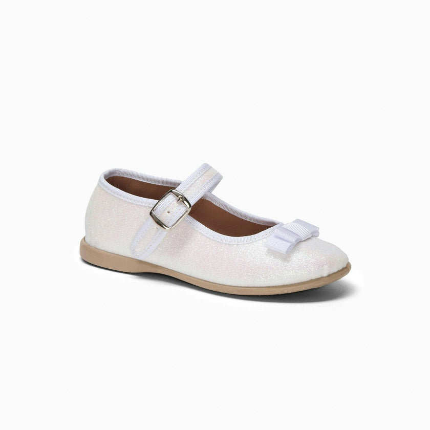 Hampton Classics Lana Sparkle Party Shoe in White