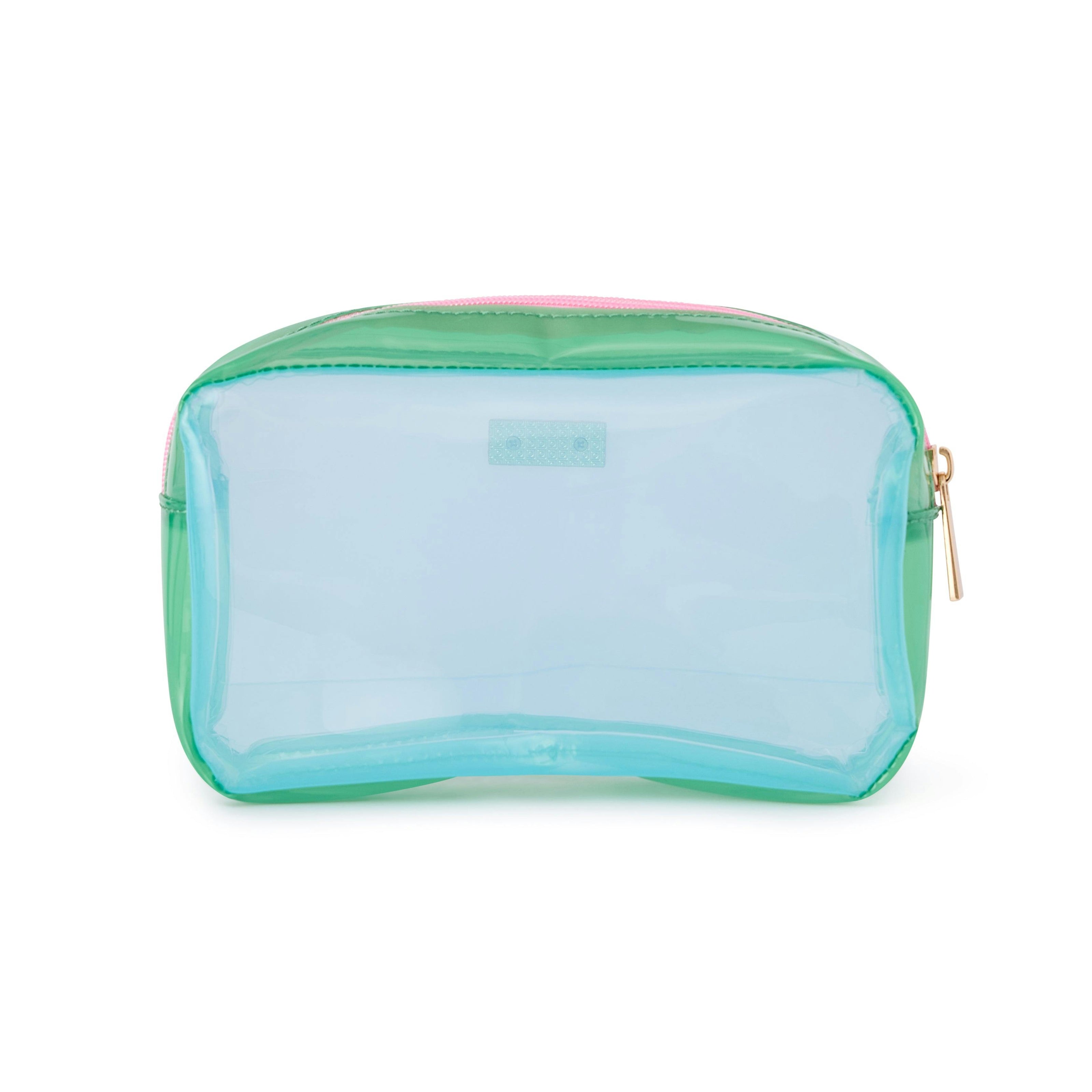 Retro Jelly Colorblock Pouch