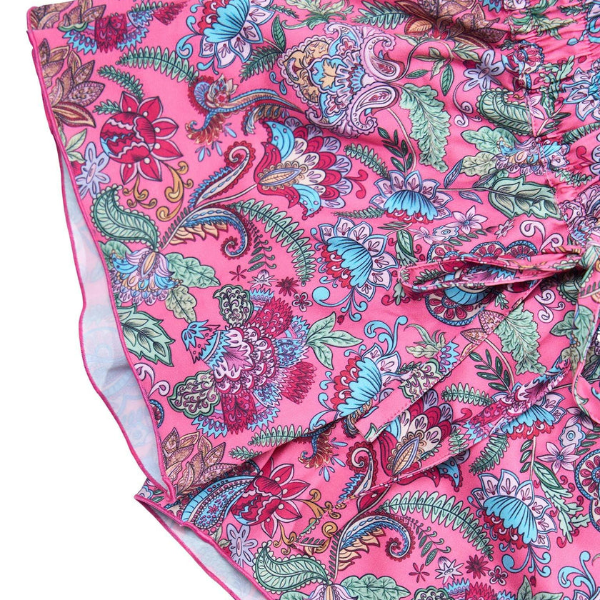 Girls Board Shorts with Tie – Lightweight & Quick-Dry (Liberty)