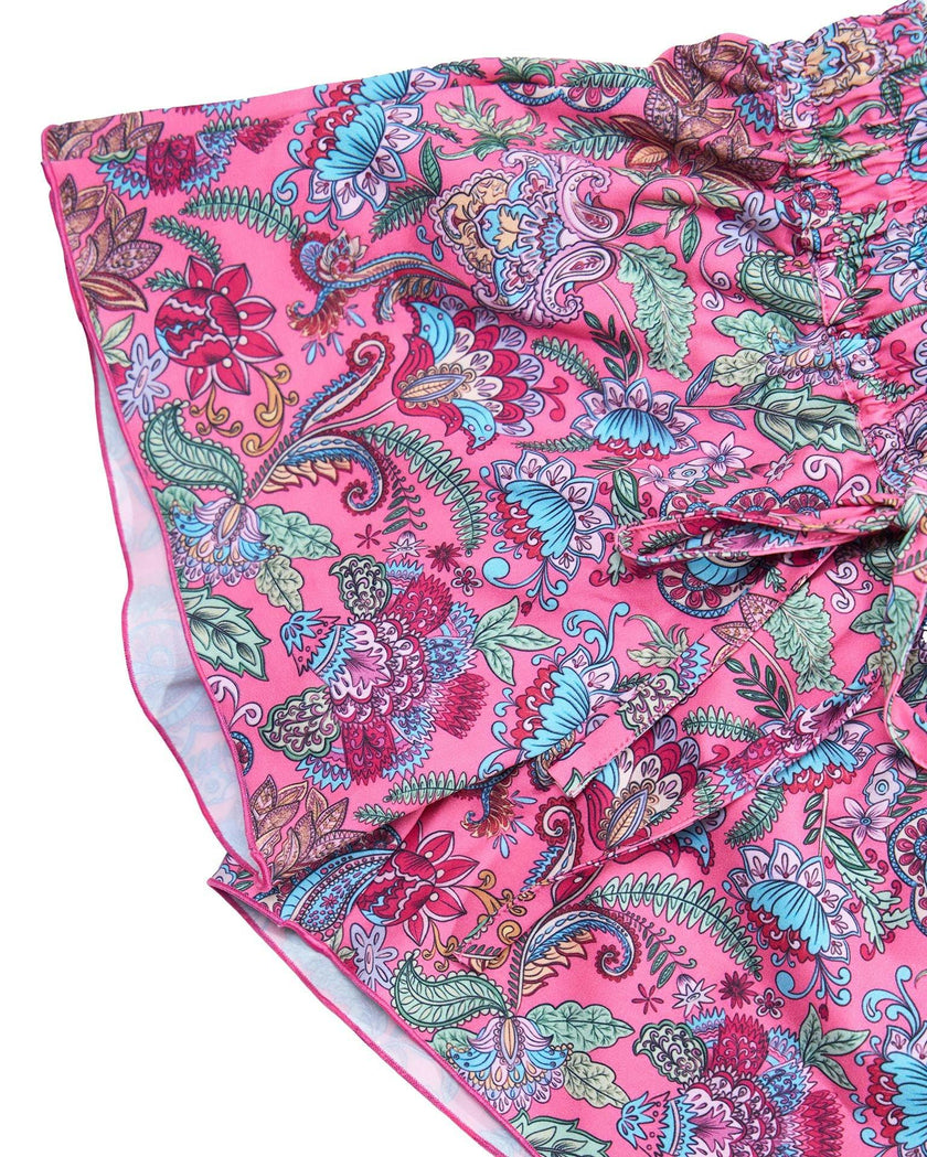 Girls Board Shorts with Tie – Lightweight & Quick-Dry (Liberty)