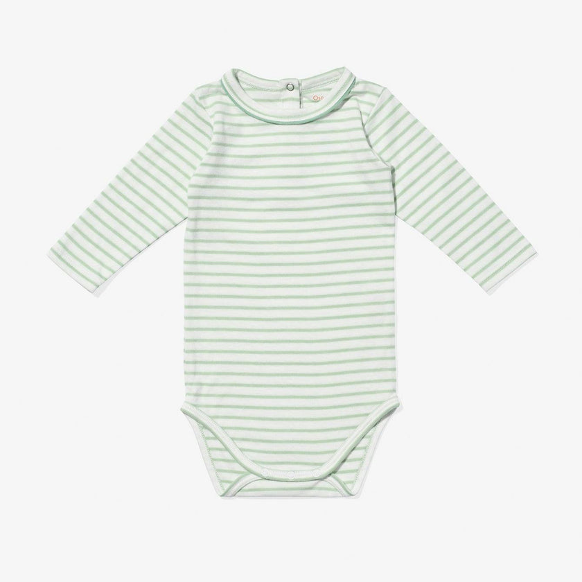 Edward One-piece, Dusty Seafoam Mini Stripe