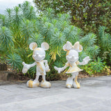 Minnie STAR STYLE White & Gold 12in